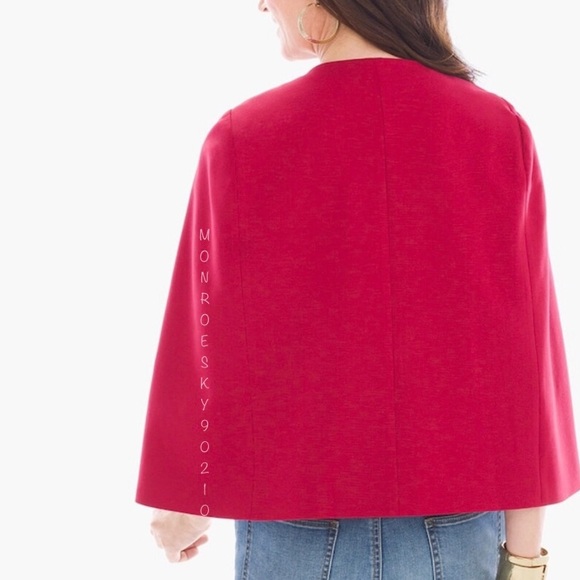 CHICOS CAPE BLAZER JACKET - Picture 7 of 8